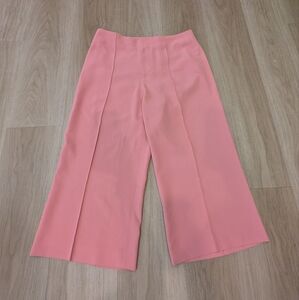 Alice + Olivia Pink Coral Cropped Business Wear Pants Size 8